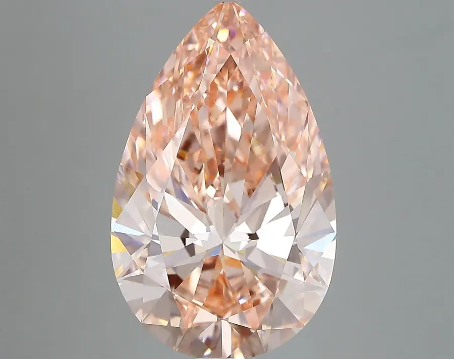 6.75ct FANCY VIVID  PINK VVS2 Pear (IGI)