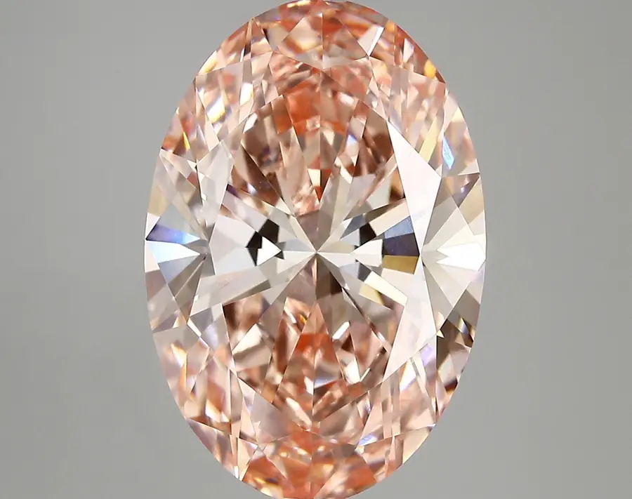 6.69ct FANCY VIVID  PINK VVS2 Oval (IGI)