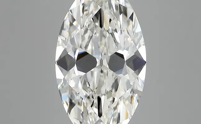 6.64ct F VVS2 Moval (IGI)