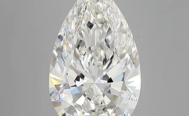6.57ct F VVS2 Pear (IGI)