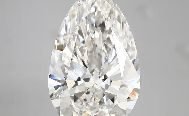6.55ct F VVS2 Pear (IGI)