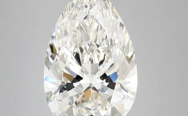 6.47ct F VVS2 Pear (IGI)