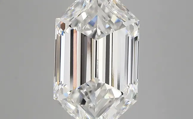 6.42ct E VVS2 Long Hexagon (IGI)
