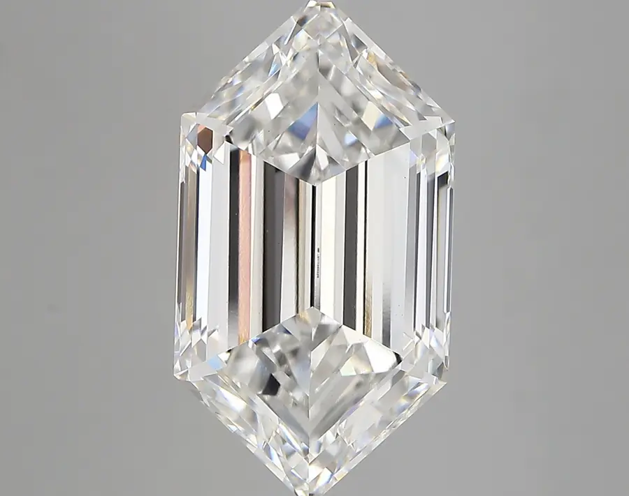 6.42ct E VVS2 Long Hexagon (IGI)