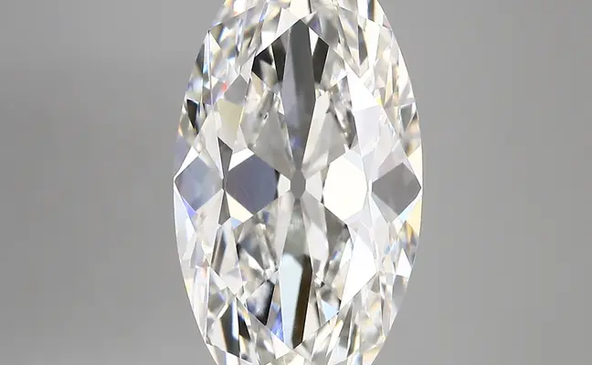 6.35ct F VVS2 Moval (IGI)