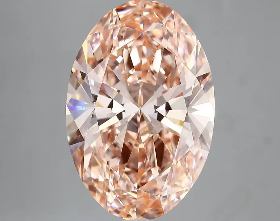 6.33ct FANCY VIVID  PINK VS1 Oval (IGI)