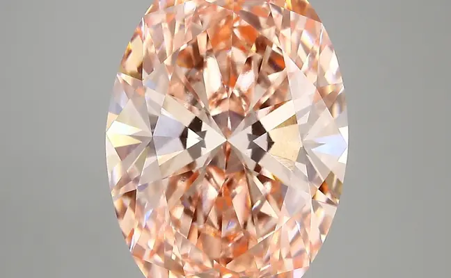 6.33ct FANCY VIVID  PINK VVS2 Oval (IGI)