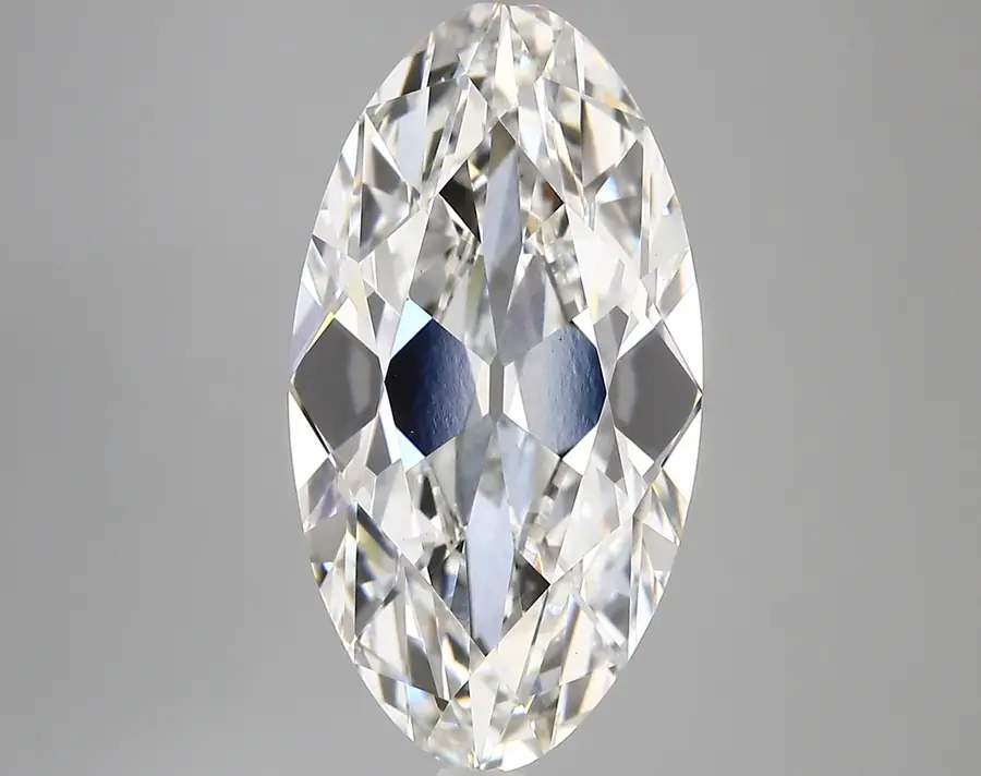6.32ct F VVS2 Moval (IGI)
