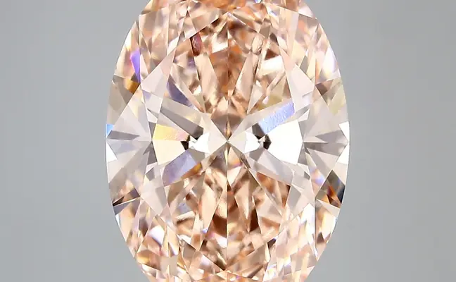 6.30ct FANCY INTENSE  PINK VVS2 Oval (IGI)