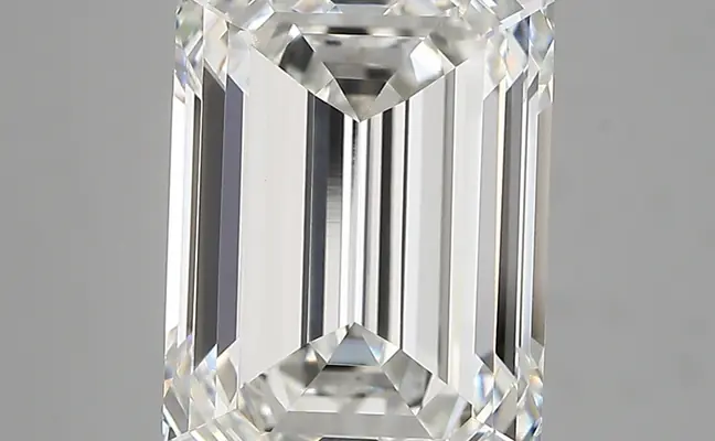 6.14ct F VVS2 Emerald (IGI)