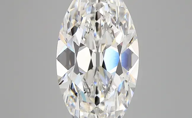 6.14ct F VVS2 Moval (IGI)