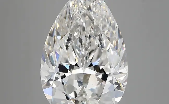 6.12ct F VVS2 Pear (IGI)