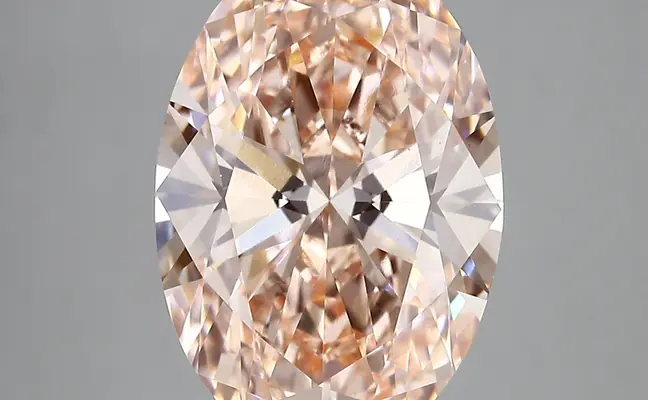 6.11ct FANCY INTENSE  PINK VS1 Oval (IGI)