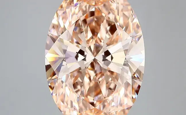 6.10ct FANCY INTENSE  PINK VVS2 Oval (IGI)