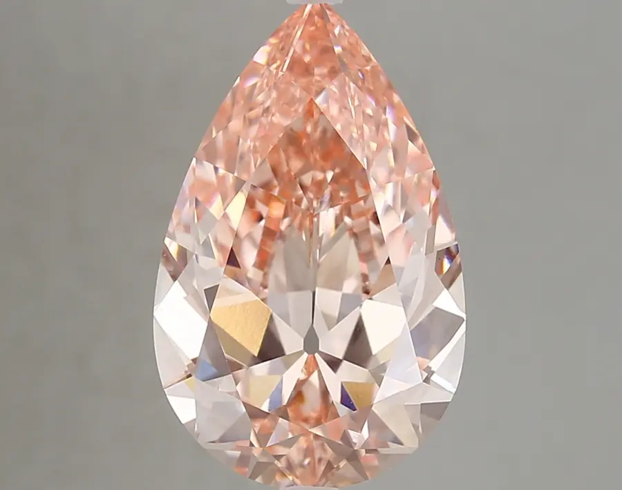 6.06ct FANCY VIVID  PINK VS1 Pear (IGI)