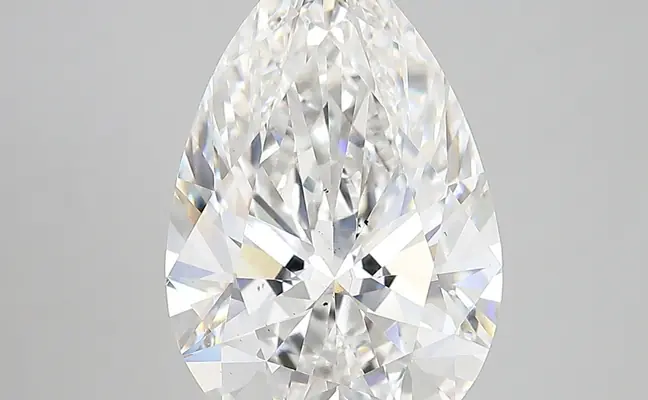 6.03ct F VS2 Pear (IGI)