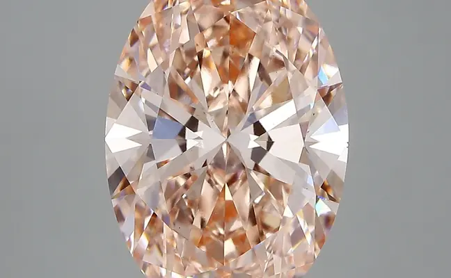 6.03ct FANCY INTENSE  PINK VS1 Oval (IGI)
