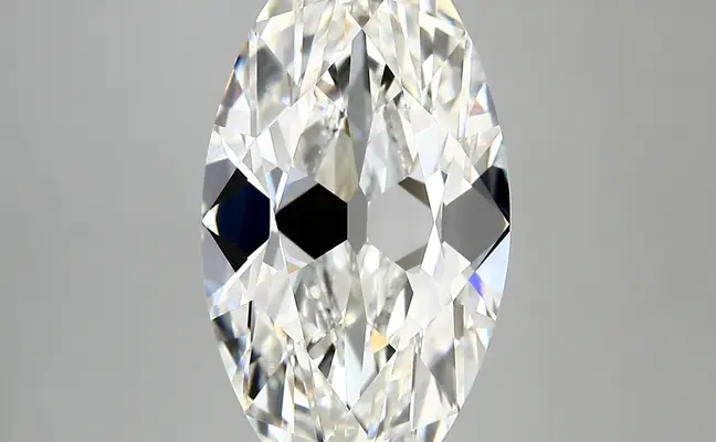 6.03ct F VVS2 Moval (IGI)