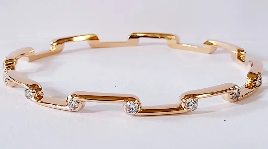 Diamond bangles - 5