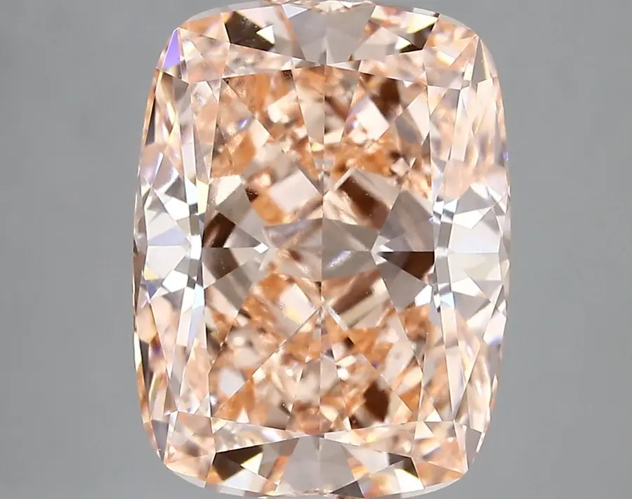 6.02ct FANCY VIVID  PINK VS1 Cushion (IGI)