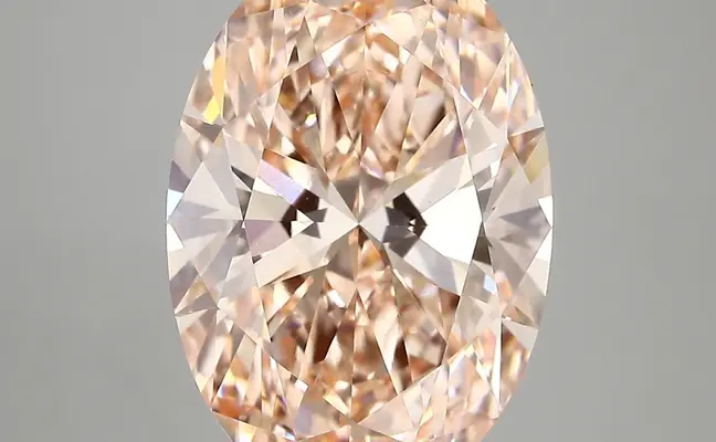 6.02ct FANCY INTENSE  PINK VVS2 Oval (IGI)