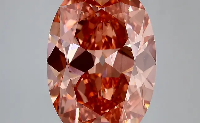 6.01ct FANCY VIVID  PINK VVS2 Oval Old Miner (IGI)