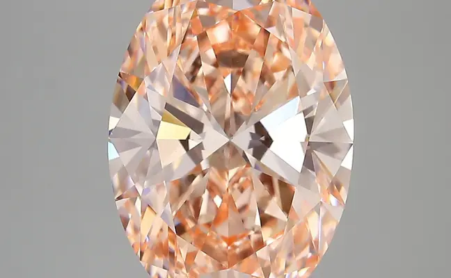 5.83ct FANCY VIVID  PINK VVS2 Oval (IGI)