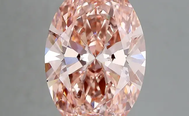 5.77ct FANCY VIVID  PINK VS1 Oval (IGI)
