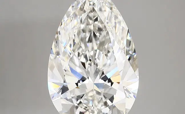 5.76ct F VS1 Pear (IGI)