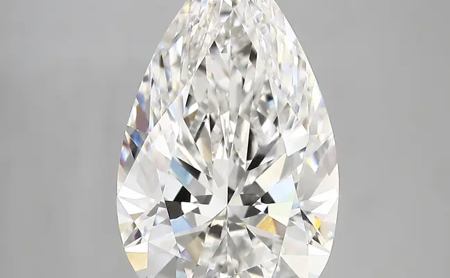 5.73ct F VVS2 Pear (IGI)