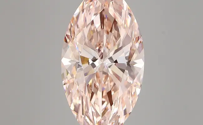 5.68ct FANCY VIVID  PINK VVS2 Marquise (IGI)