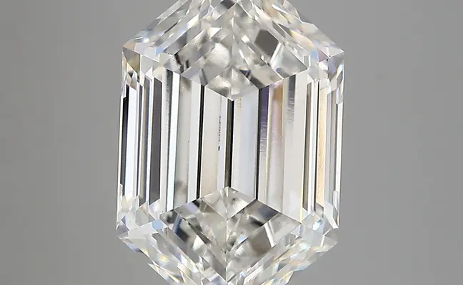 5.60ct F VVS2 Long Hexagon (IGI)