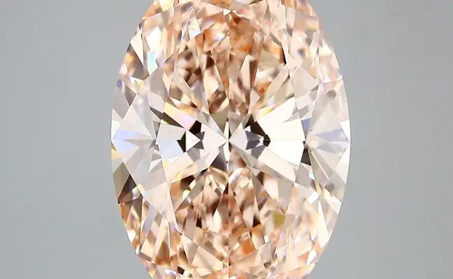 5.35ct FANCY INTENSE  PINK VS1 Oval (IGI)