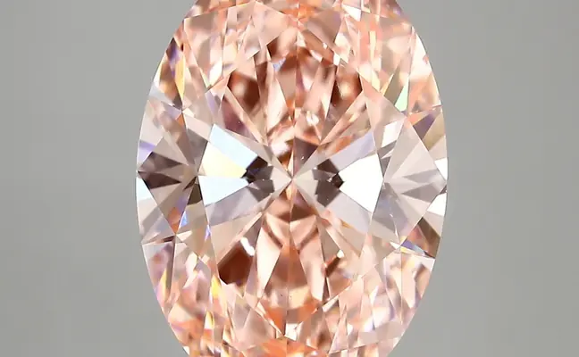 5.29ct FANCY VIVID  PINK VS1 Oval (IGI)