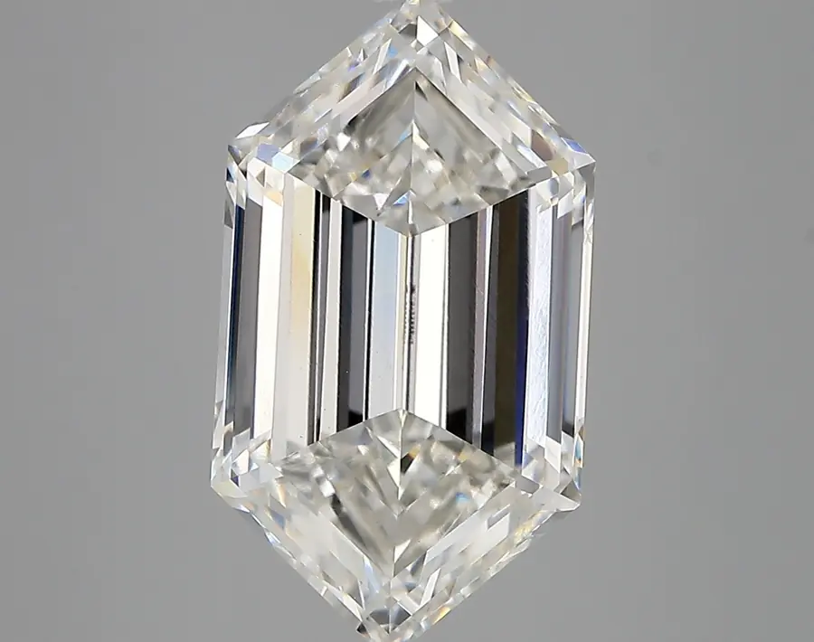 5.10ct F VVS2 Long Hexagon (IGI)