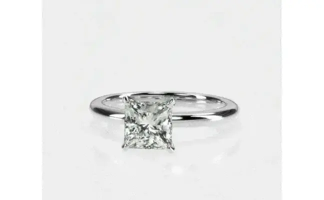 💎 2.00 Carat Princess Cut Diamond Solitaire Ring | CaratX Engagement Ring Collection 💎
