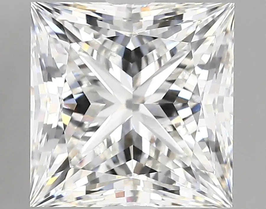 4.37ct F VVS2 Princess (IGI)
