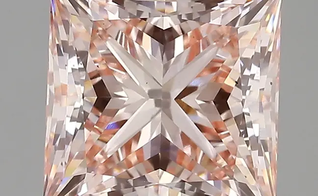 4.35ct FANCY  PINK VS2 Princess (IGI)