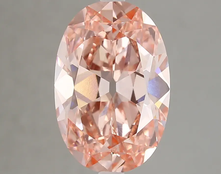 4.28ct FANCY VIVID  PINK VS1 Oval Old Miner (IGI)