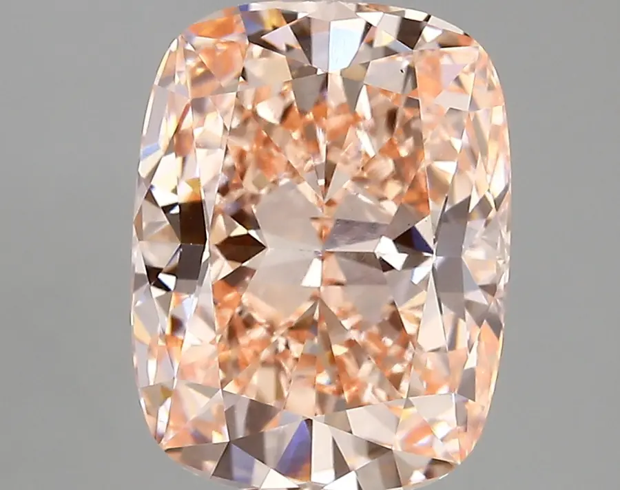 4.10ct FANCY INTENSE  PINK VS1 Cushion (IGI)