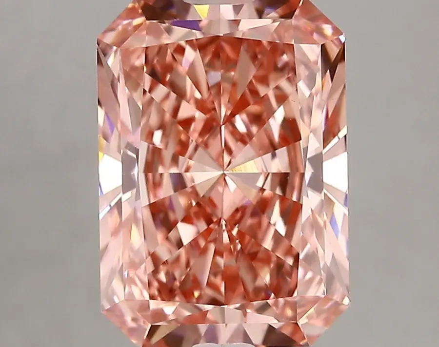 3.67ct FANCY VIVID  PINK VS1 Radiant (IGI)