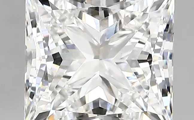 3.66ct F VVS2 Princess (IGI)