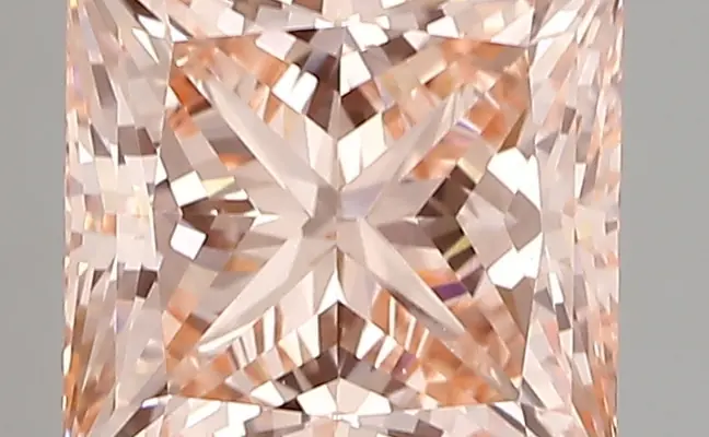 3.58ct FANCY VIVID  PINK VVS2 Princess (IGI)