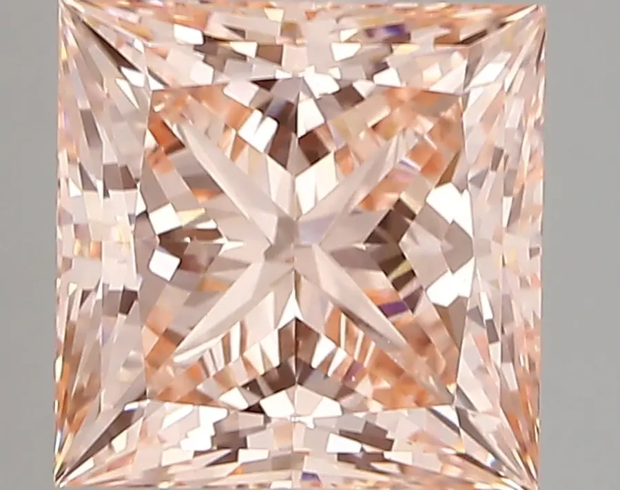 3.58ct FANCY VIVID  PINK VVS2 Princess (IGI)