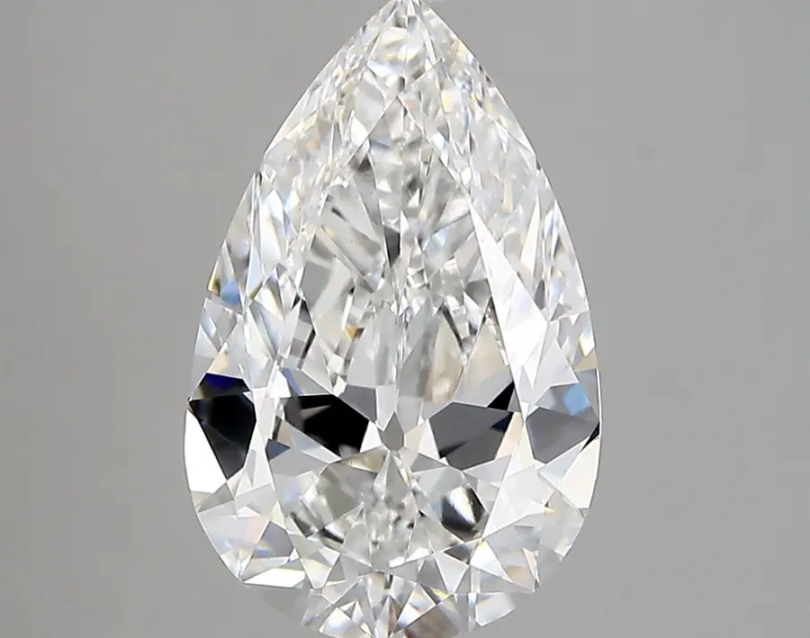 3.41ct E VVS2 Pear (IGI)