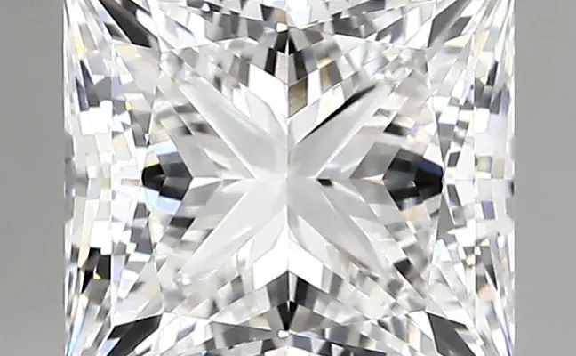 3.41ct F VVS2 Princess (IGI)