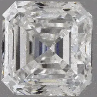 2.50-Carat Asscher Cut Natural Loose Diamond