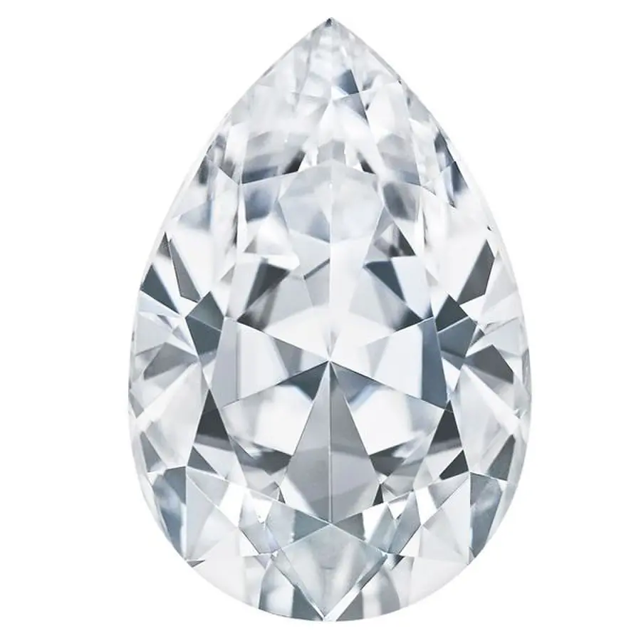 1.00-Carat Pear Cut Natural Loose Diamond