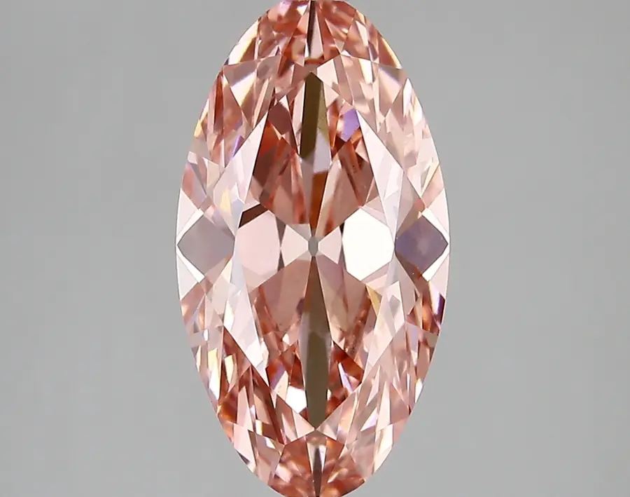 3.04ct FANCY VIVID  PINK VS1 Moval (IGI)