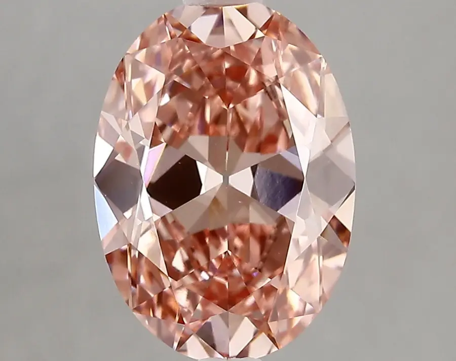2.83ct FANCY VIVID  PINK VVS2 Oval Old Miner (IGI)